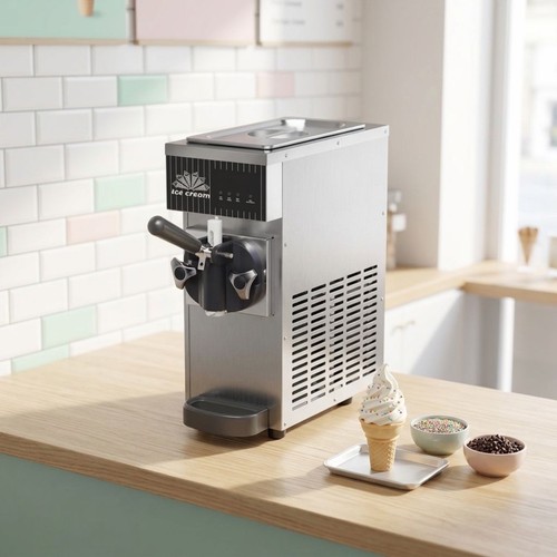 Commercial standing soft serve - soft,