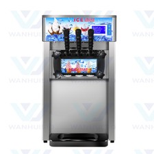 3 Flavors Steel Soft Serve Ice